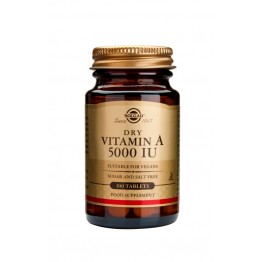 Vitamin A Dry 5000IU tablets 100s Συμπληρώματα Διατρ.
